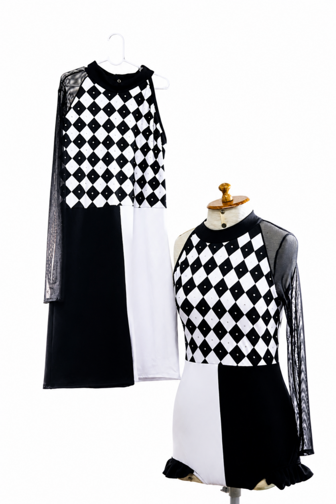 Figurino preto e branco - Imagem 2